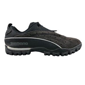 Shimano Men's Size 7 MT30 Black Resin Reinforced Toe Lace-Up Cycling Shoes